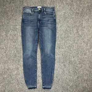 FRAME Jeans Womens Size 31 Blue Denim Le High Skinny Revere